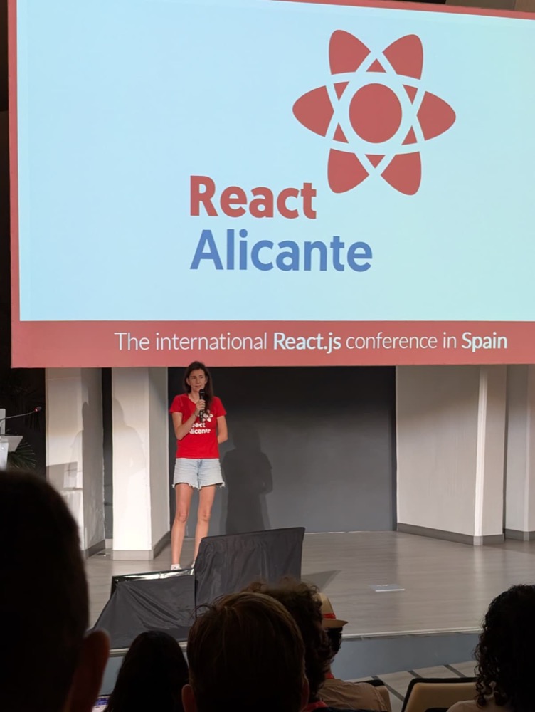 The React Alicante stage, 2026