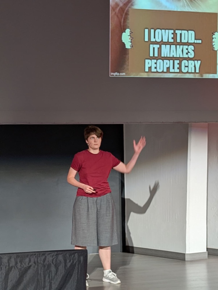 A talk on the main stage, 2026