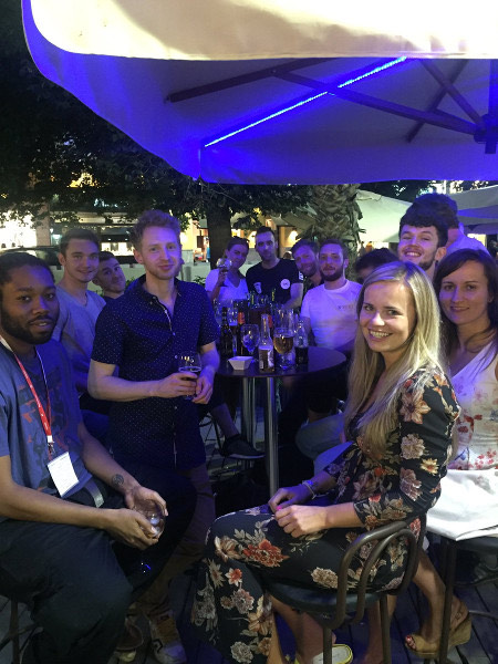 Attendees at the 2017 social event